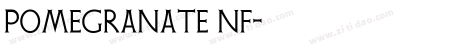 Pomegranate NF字体转换